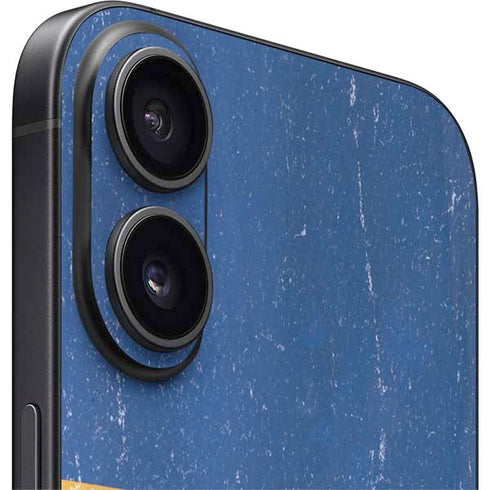 Barbados Flag Distressed iPhone 16 Skin
